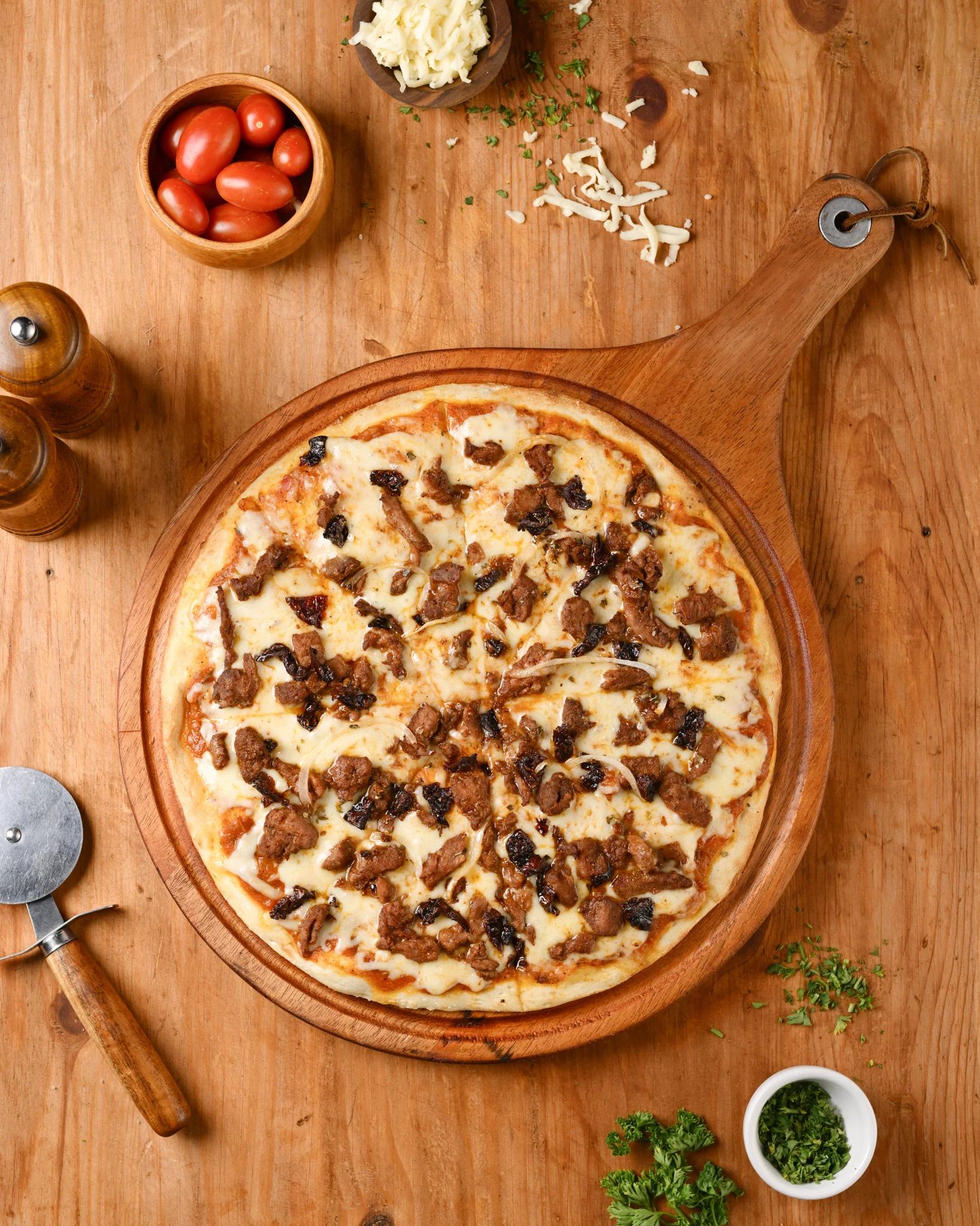 Kavurmalı Pizza